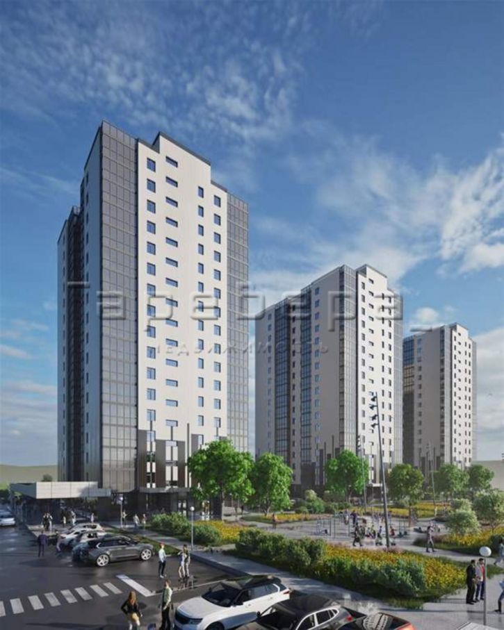 3-комн квартира в новом доме Калинина улица ст2