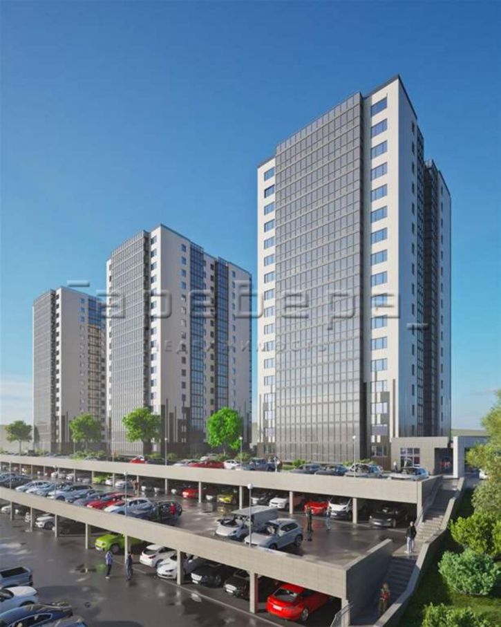 3-комн квартира в новом доме Калинина улица ст2