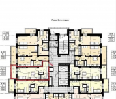 -комн, 36 кв м, этаж 9/17 Кутузова улица стр.