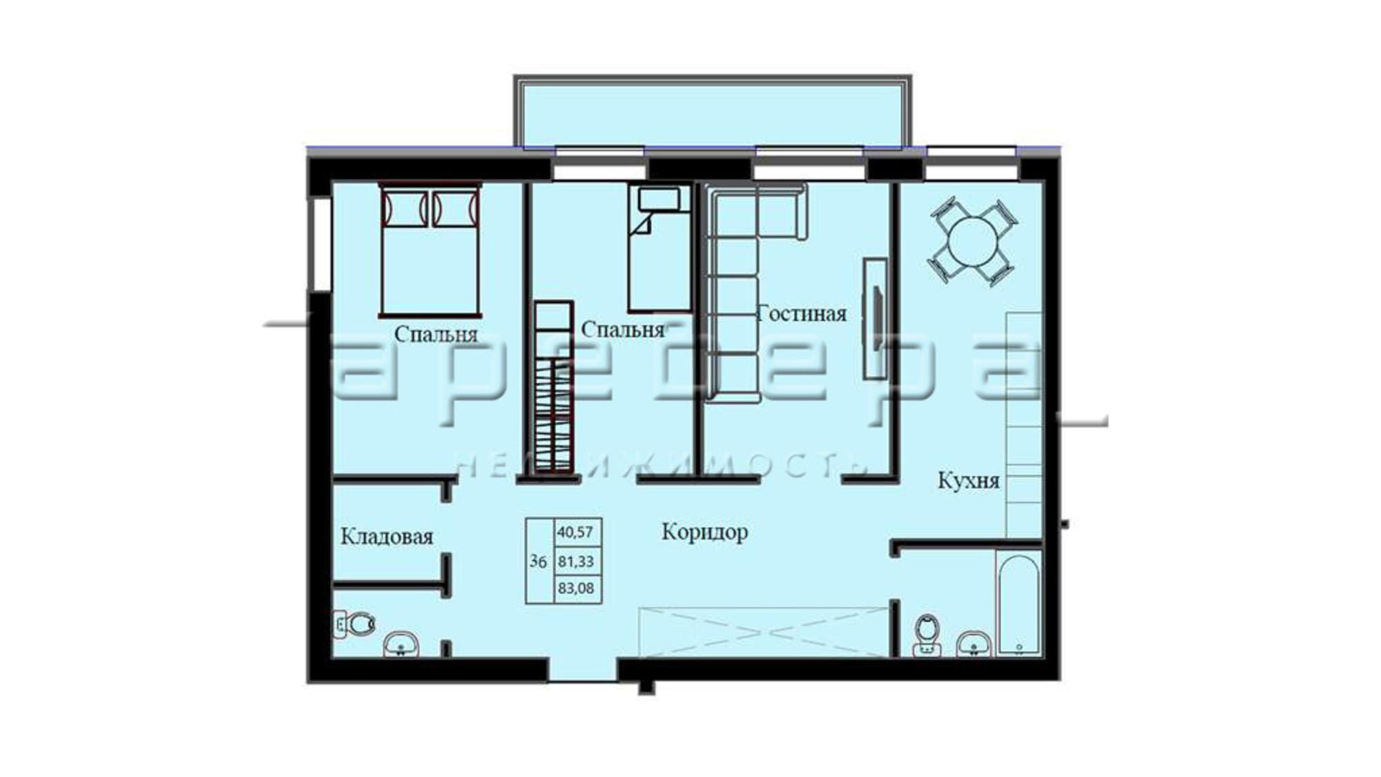 Купить квартиру за 12 762 000 рублей на Маерчака, 33