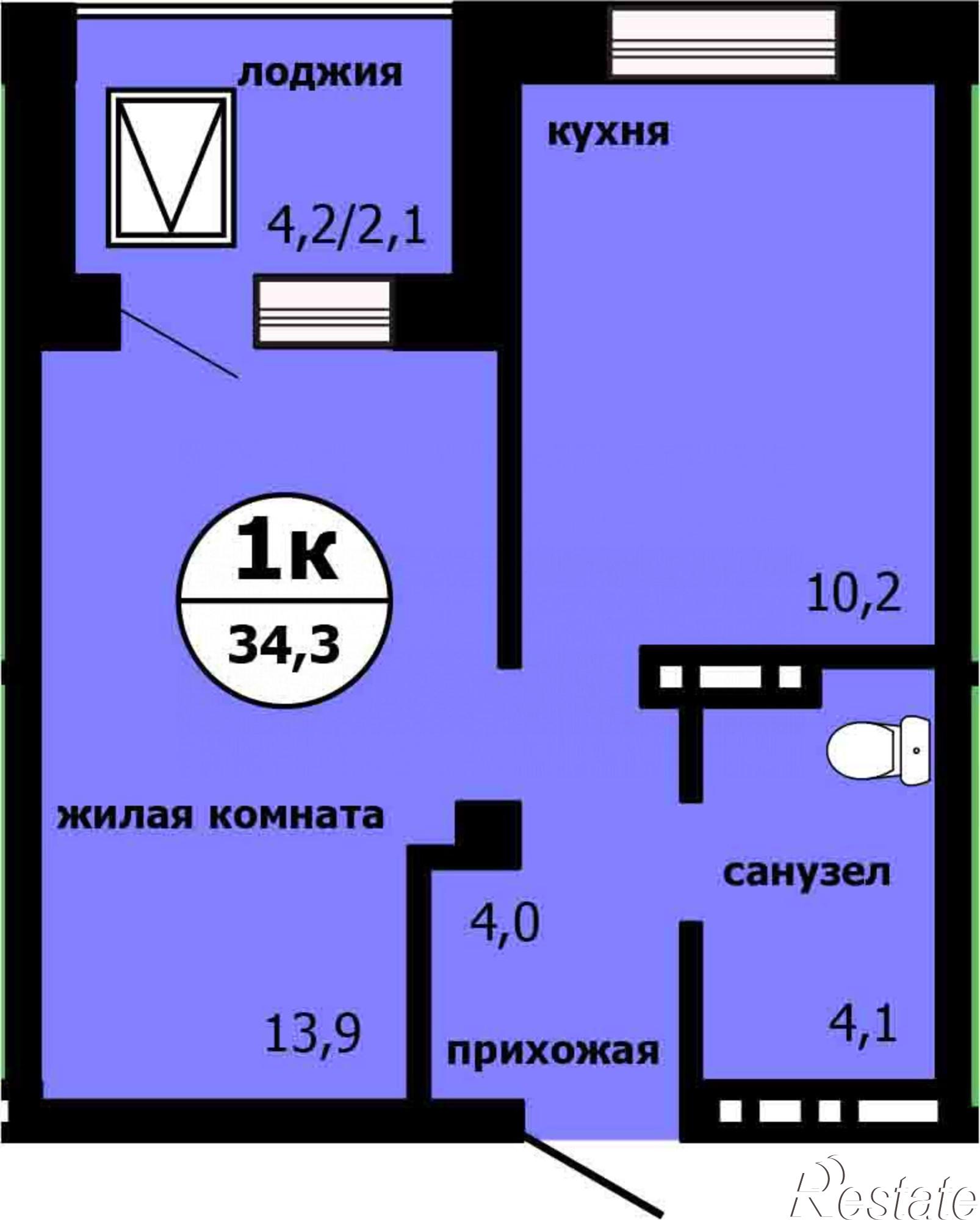 Купить квартиру за 5 100 000 рублей на Лесников ул., 53
