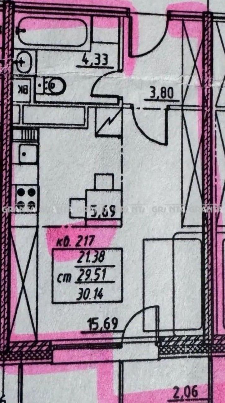 1-комн квартира ул. Петра Подзолкова, 26