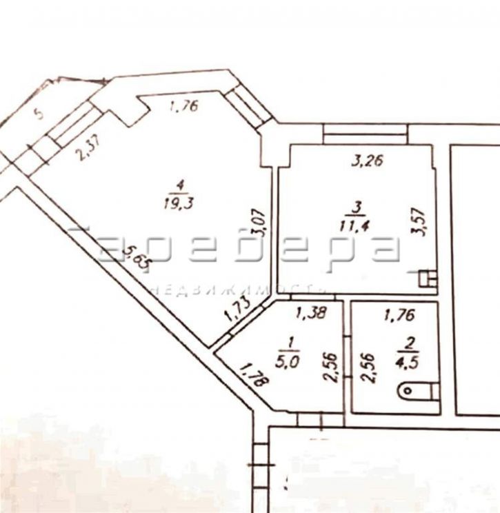 1-комн квартира Мичурина, 2ж