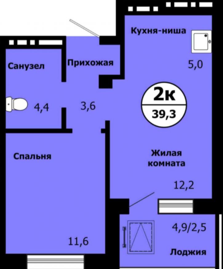 1-комн квартира Лесников ул., 51