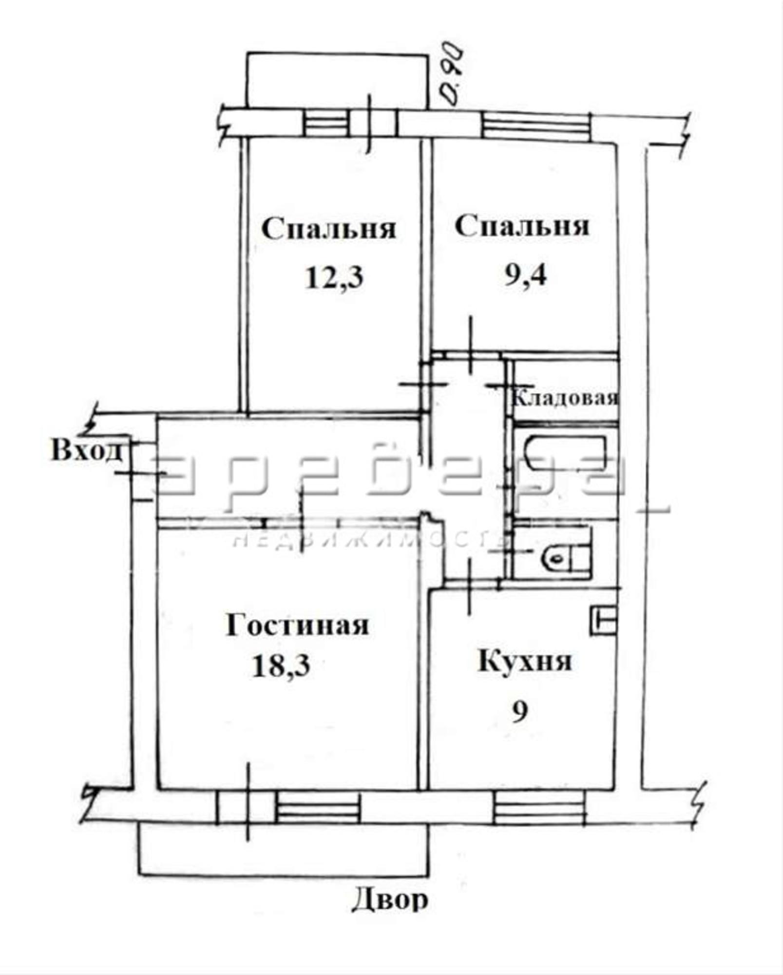 Купить квартиру за 7 850 000 рублей на Щорса, 78