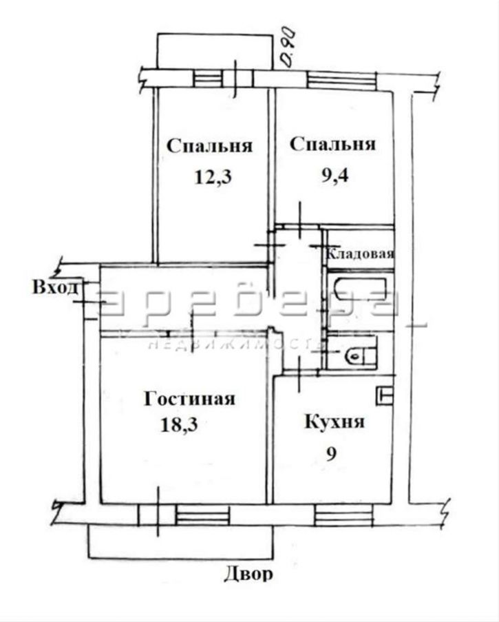 3-комн квартира Щорса, 78