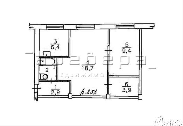 2-комн квартира Западная, 7а