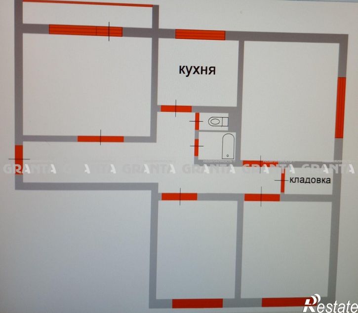 4-комн квартира ул Мате Залки, 6