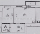 2-комн, 50кв м, этаж 2/8 ул Петра Ломако, 12