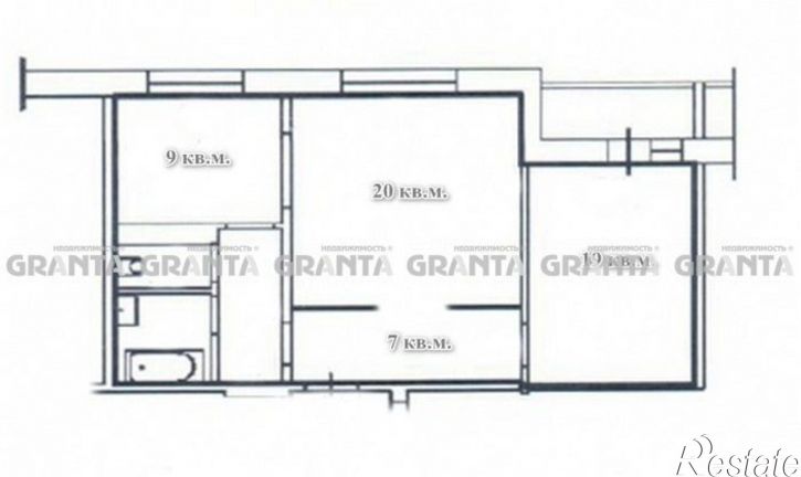 2-комн квартира ул Чернышевского, 67
