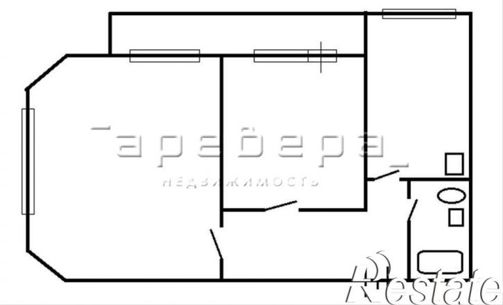 2-комн квартира Петрушина, 10