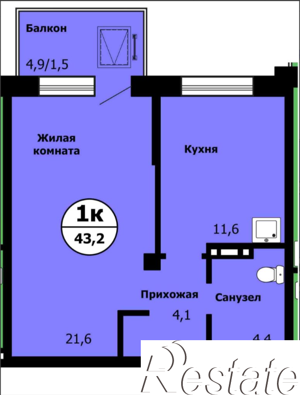 Купить квартиру за 6 502 500 рублей на Лесников ул., 49