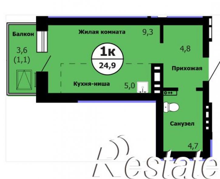 Студия Лесопарковая ул., 43