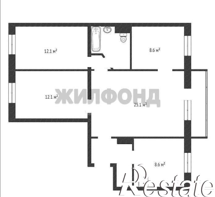 Купить квартиру за 7 950 000 рублей на 9 Мая улица, д.58Б