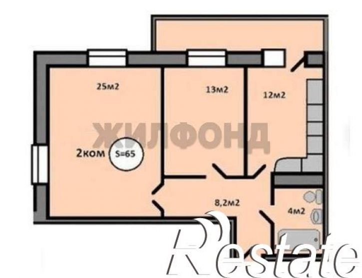 2-комн квартира Караульная улица, д.39а