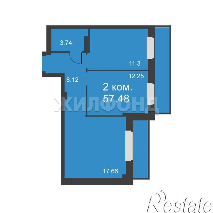 2-комн квартира Калинина улица, д.175в