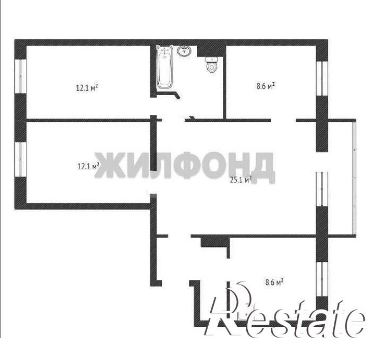4-комн квартира 9 Мая улица, д.58Б