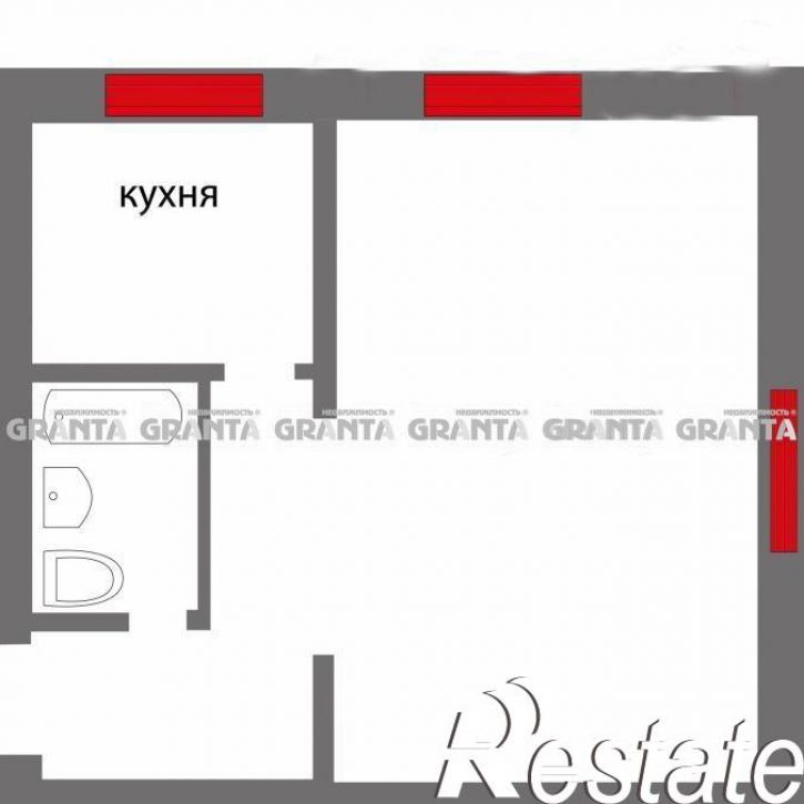 1-комн квартира ул Борьбы, 28