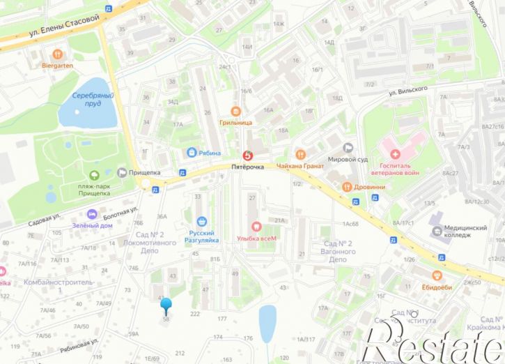 1-комн квартира Лесопарковая ул., 43, к 178