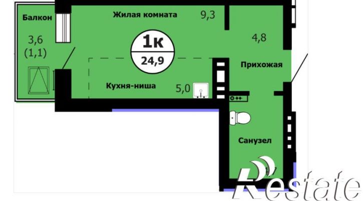 Студия Лесопарковая ул., 43